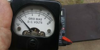Hickok 539A Tube tester part - Grid bias D.  C.  Volts meter 3