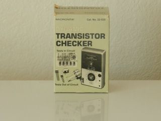 Micronta Dynamic Transister Checker In And Out Of Circuit