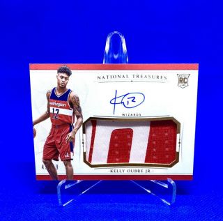 Kelly Oubre Jr 2015 - 16 National Treasures Rpa Rookie Patch Auto /99 Phoenix Suns