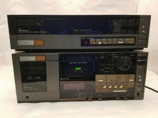 Mitsubishi Da - L70 Am/fm Stereo Cassette System & Linear Turntable (parts/repair)