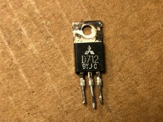 Vintage Mitsubishi 2sd712 Transistor For Pioneer Sx - 780 Sa - 9800 D712