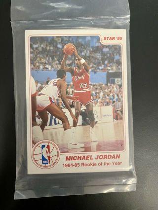 85 Star Michael Jordan Rookie Of The Year 11 Card Factory Set