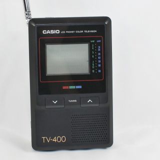 Casio Tv - 400 Lcd Pocket Color Television Vhf Uhf Handheld Portable Tv Read