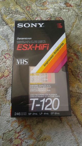 Sony Dynamicron Esx - Hifi T - 120 Blank Recording Tapes,  And,