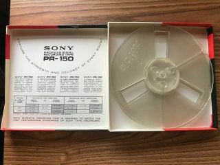 Sony Empty 7 " Open Reel - Clear
