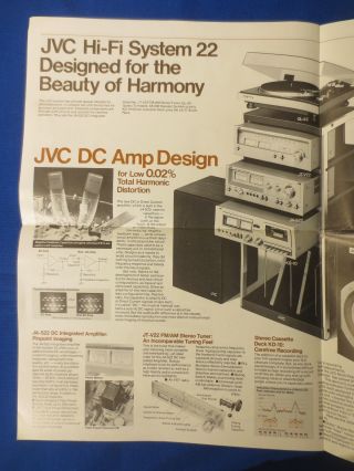 JVC QL - A7 JA - S77 SEA - 50 JR - S501 KD - 95 KD - 2 Brochure Newspaper The Real Thing 2