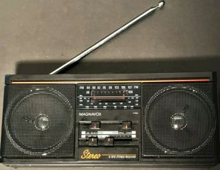 Magnavox Spatial Stereo Vintage Receiver D - 1670 Battery Powered Radio 3