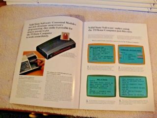 1979 Texas Instruments TI - 99/4 Home Computer 10 Page Brochure Pamphlet 3