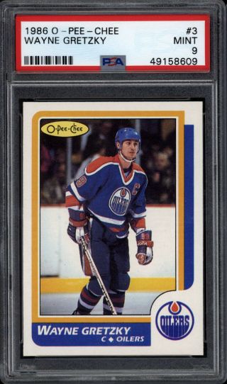 1986 87 Opc 3 Wayne Gretzky Psa 9