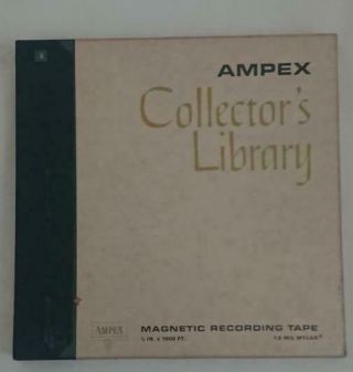 Ampex 1/4 In X 1800ft 7 " Tape 941 - Collectors Library 1.  0 Mil Mylar