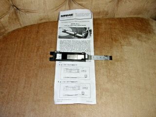 Vintage Shure Sfg - 2 Stylus Force Gauge - With Instructions.