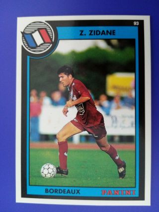Ultra Rare 261 Zinedine Zidane 1993 Rookie Panini Football Good Grade Psa?