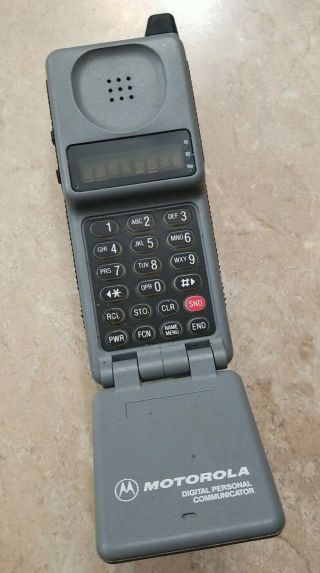 Vintage Motorola Cell Phone Digital Personal Communicator Prop