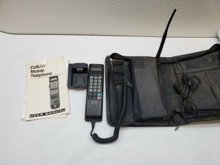 Vintage Motorola Airtouch Car Cellular Cell Phone W/ Antenna Pack And Battery