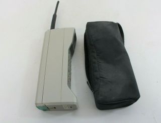 Vintage Motorola Cellular Brick Mobile Cellphone With Case Portable - M42