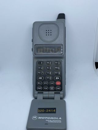 Vintage Motorola Cell Phone Model 67416a Digital Personal Communicator