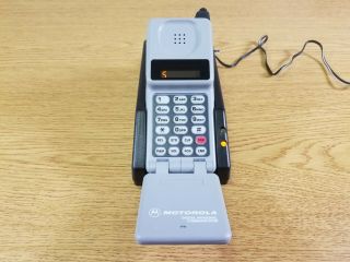 Vintage Motorola Digital Personal Communicator Uswest Megaphone Flip Phone 1990s