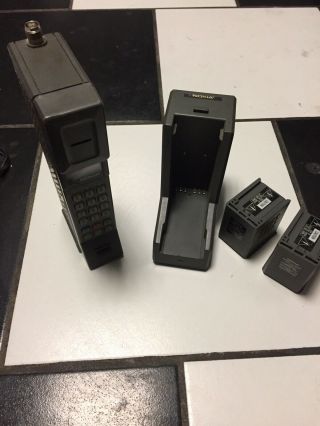 Vintage Nokia P - 30 Brick Phone,  Charger And Batteries