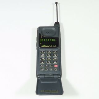 Vintage Motorola Digital Cellular Flip Phone Micro Elite Personal Communicator