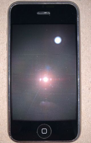 Apple iPhone 1,  1st Generation,  8GB,  Black AT&T,  MA712LL/A A1203 2007 2