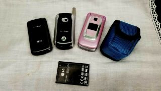 Old Cell Phones,  Battery And Case