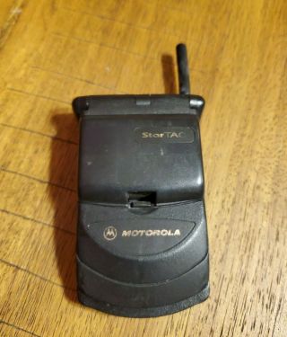 Vintage Motorola Startac St7868w Verizon Flip Cell Phone Collectible
