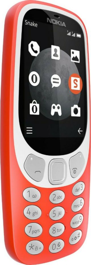 Nokia - 3310 Cell Phone  - Warm Red