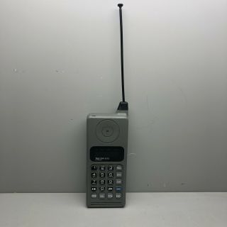 Motorola TELE TAC 200 T.  A.  C.  Cell Phone Vintage 1990’s Rare Car Gray Handset 2