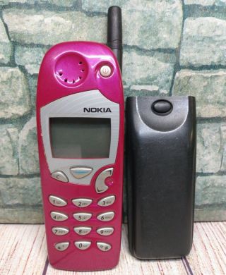Pink Nokia 5160 Nsw 1nx Vintage Brick Bar Cell Phone Oem Battery