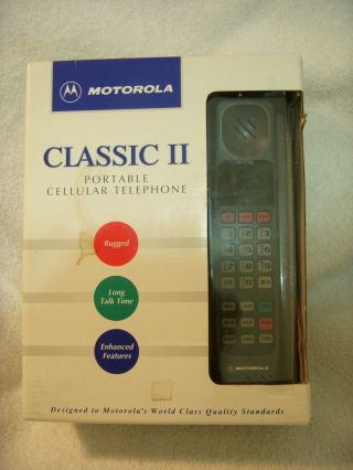 Motorola Classic Ii Portable Cellular Telephone,