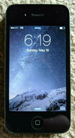 Classic Collectible Early Apple Iphone 4s 16gb Mod A1387 Verizon Beauty