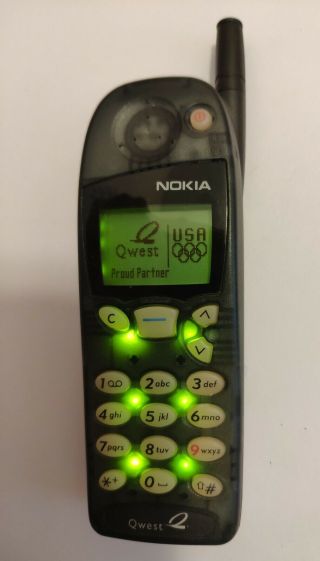 Nokia 5185i Black Cellular Phone W Wall Charger,  Case,  And User Guide