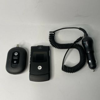 Motorola Razr Vga Zoom 4x At&t With Car Charger And P790 Portable Charger
