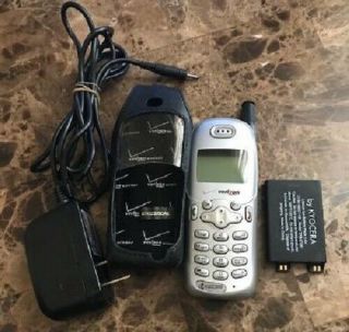 Kyocera 2325 Candy Bar Cell Phone Plus Charger,  Battery & Case.