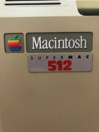Apple Macintosh Classic Supermac 512 Desktop Computer M0001,  Peripherals 2