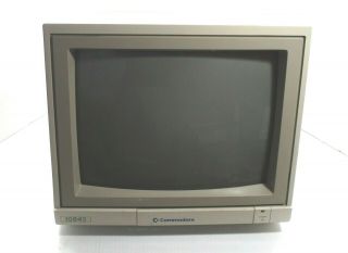 Vintage Commodore 1084s - P Composite / Rgb Video Monitor 14 "