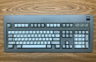Rare Industrial Gray Ibm Model M Keyboard (1390653)