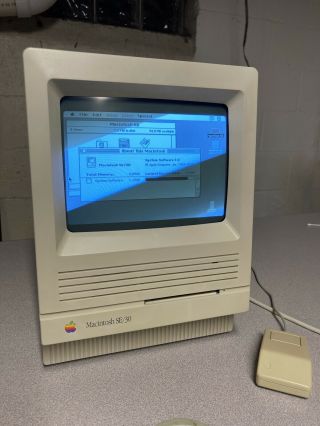Vintage Apple Macintosh Se/30 - - Capacitors