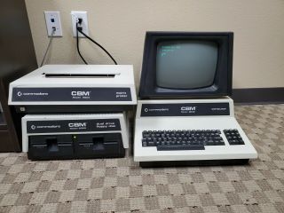 Commodore Pet Cbm 8032 Computer 8050 Dual Floppy 2023 Matrix Printer Rare Find