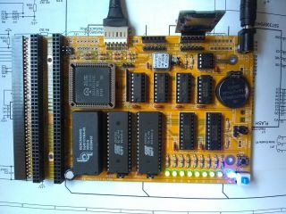 Z180 Sbc W/ Sd Card Sc126 Single Board Conputer Z80 Cp/m