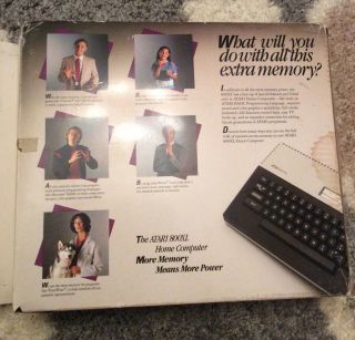 Vintage Atari 800XL Home Computer 64K RAM Memory ONLY W/Box - NO CORDS 2