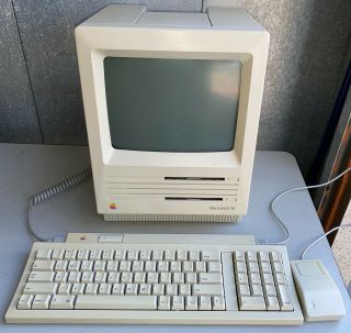 Apple Mac Macintosh Se 1mb Ram Two 800k Drives Desktop Computer
