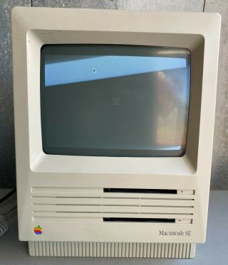 Apple Mac Macintosh SE 1MB RAM Two 800K Drives Desktop Computer 2