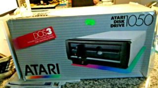 Vintage Atari Disk Drive 1050,  Dos3,  Powers Up.