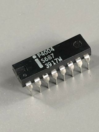 Intel 4004 Microprocessor - The First Microprocessor (nos,  P4004,  1980,  Philippines