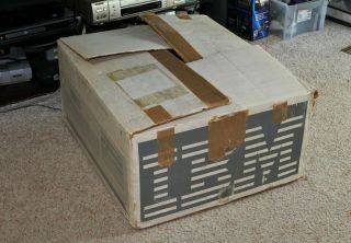 Vintage Ibm 5170,  Keyboard,  Mouse Cables In Ibm Box