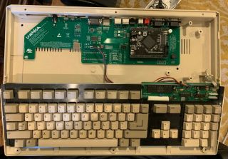 Unamiga V1.  5 Board In Commodore Amiga 500 Case With Keyboard
