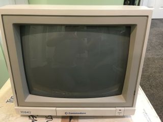 Vintage Commodore 1084s Composite / Rgb Video Monitor 14 "