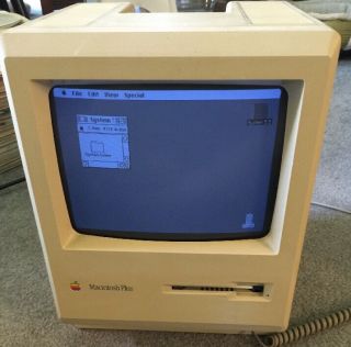 Apple Macintosh Plus Mac - M0001a 1mb Ram,  800k Floppy Drive - Guaranteed