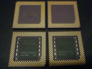 FOUR IBM 6X86MX SAMPLE PROCESSORS (HICPUFANS) 2